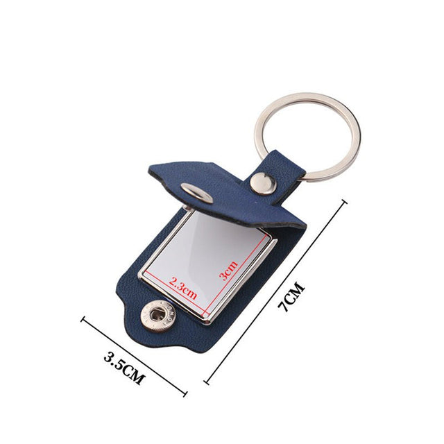 Pu Leather Photo Frame Keychain - Yorkn Inc✅
