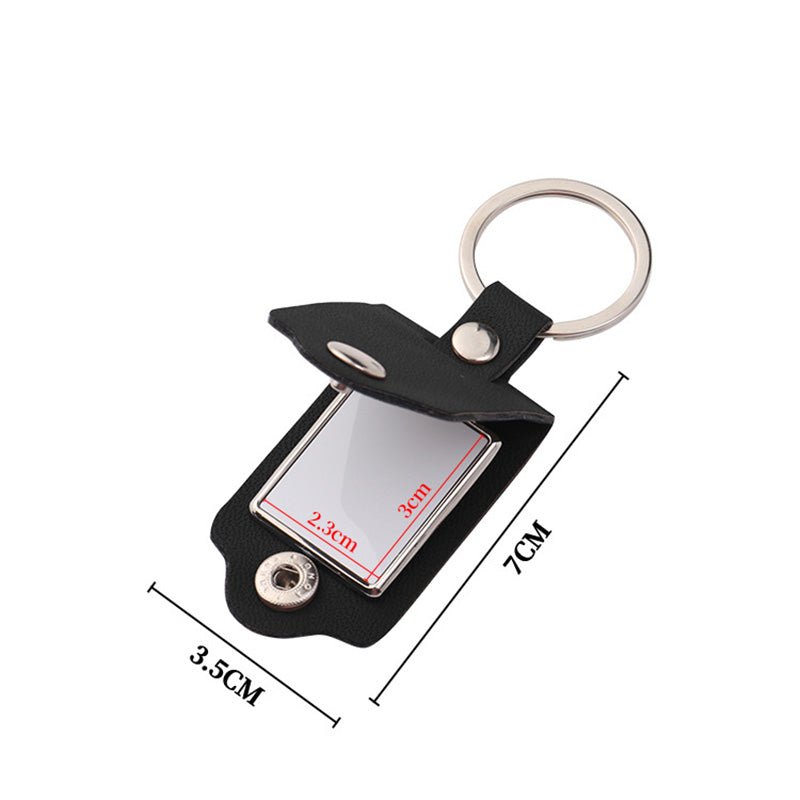 Pu Leather Photo Frame Keychain - Yorkn Inc✅