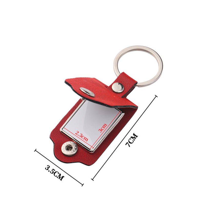 Pu Leather Photo Frame Keychain - Yorkn Inc✅