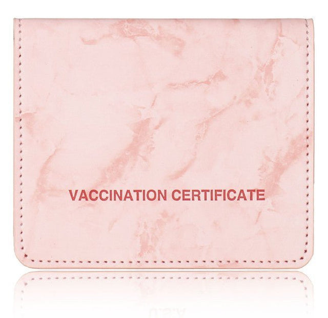 Pu Vaccination Card Holder - Yorkn Inc✅