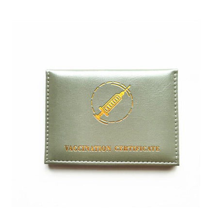 Pu Vaccine Card Holder - Yorkn Inc✅