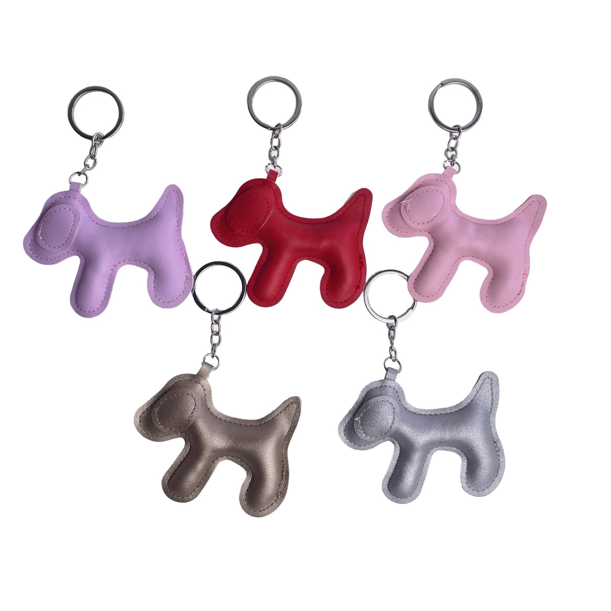 Puppy Shaped Leather Keychain - Yorkn Inc✅