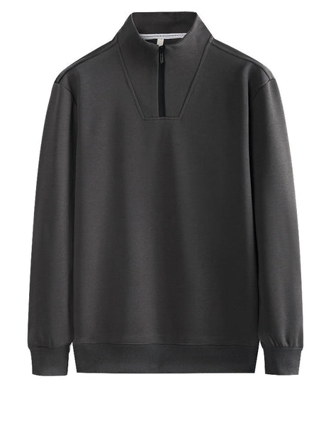 Quarter - zip Stand Collar Sweatshirt - Yorkn Inc✅