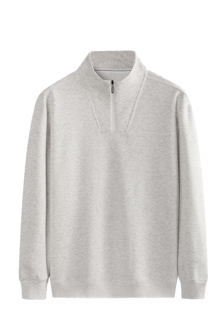 Quarter - zip Stand Collar Sweatshirt - Yorkn Inc✅