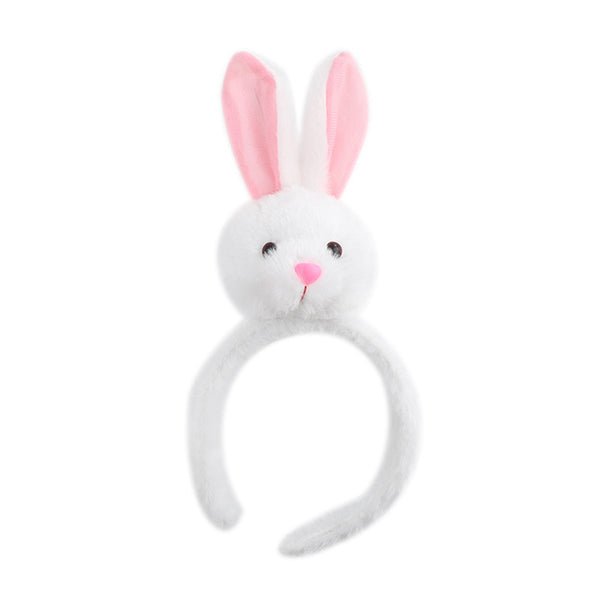 Rabbit Hairband Pink White Hair Hoop - Yorkn Inc✅