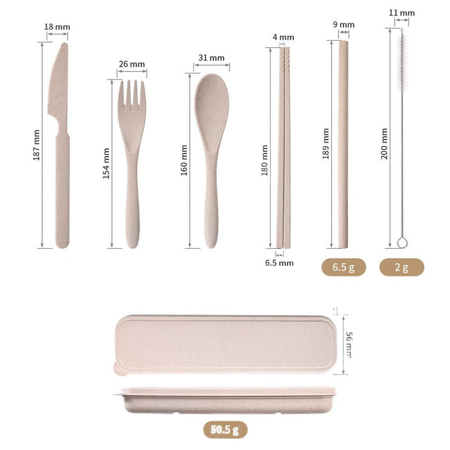 Recycled Utensil Kit - Yorkn Inc✅