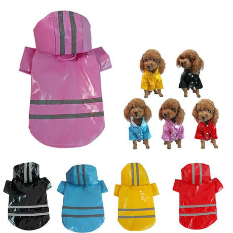 Reflective Dog Rain Coat - Yorkn Inc✅