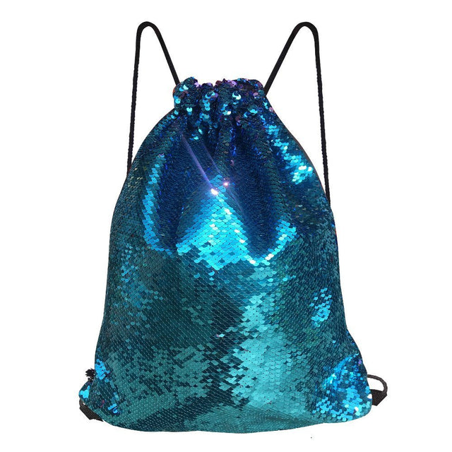 Reversible Sequins Drawstring Backpack - Yorkn Inc✅