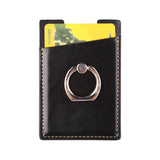 Rfid Blocking Leather Card Holder With Ring Stand - Yorkn Inc✅