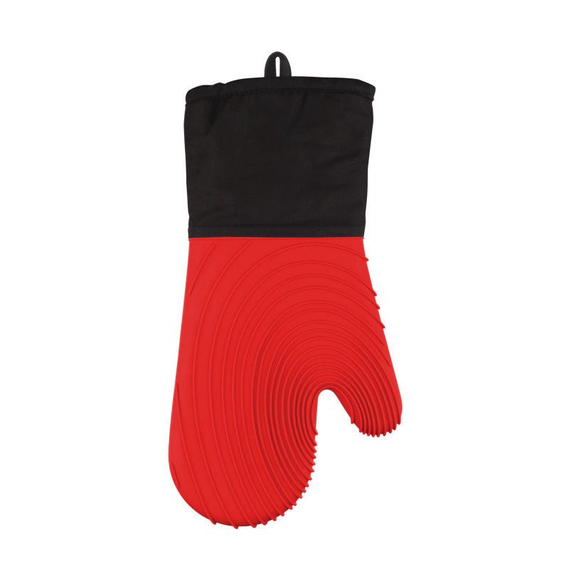 Ribbed Soft Silicone Oven Mitt - Yorkn Inc✅