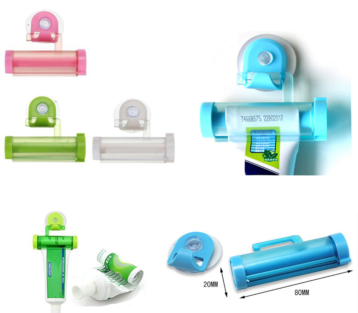 Roller Toothpaste Squeezer With Hanger - Yorkn Inc✅