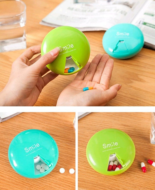 Rotation Type Pill Box - Yorkn Inc✅