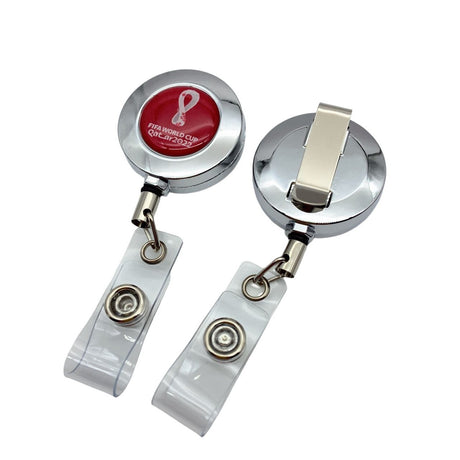 Round Metal Retractable Badge Reel - Yorkn Inc✅