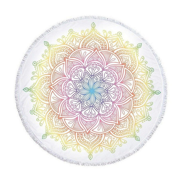 Round Microfiber Beach Towel - Yorkn Inc✅
