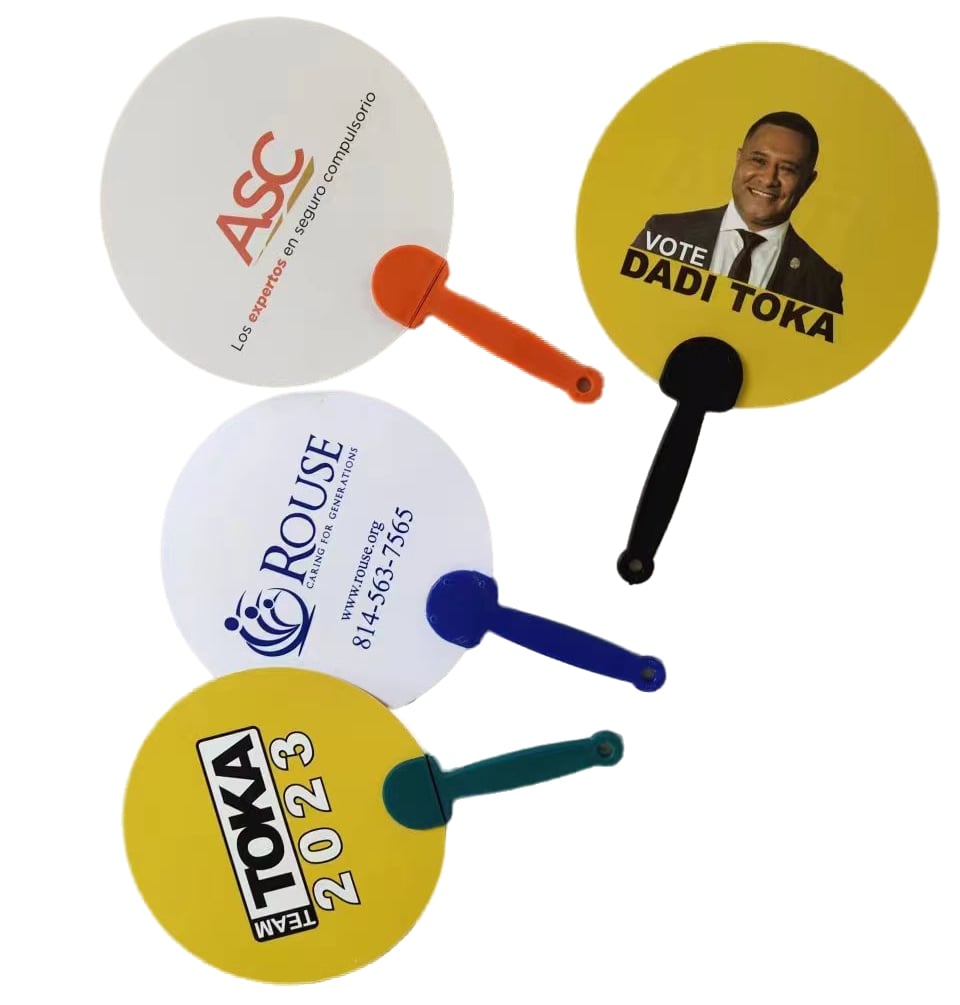 Round Plastic Hand Fan - Yorkn Inc✅