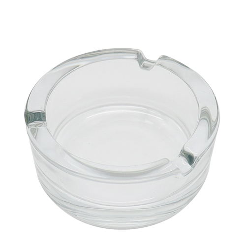 Round Transparent Glass Ashtray - Yorkn Inc✅