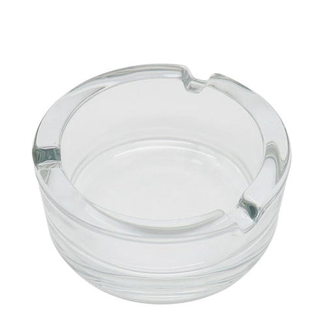 Round Transparent Glass Ashtray - Yorkn Inc✅