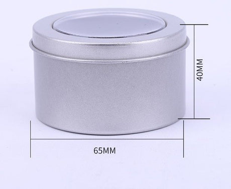 Round Transparent Window Tins - Yorkn Inc✅