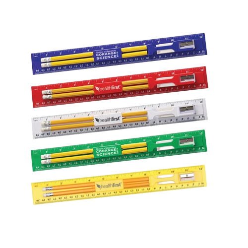 Ruler Stationary Kits With Pencils - Yorkn Inc✅