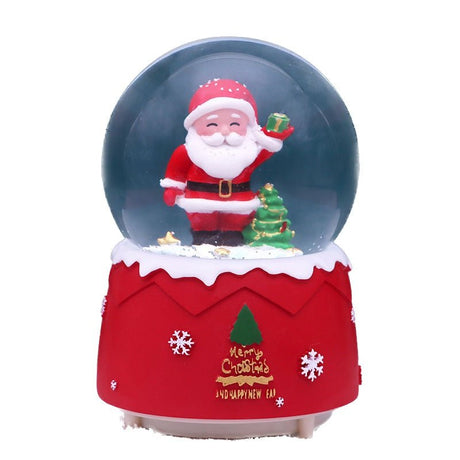 Santa Claus Christmas Snow Crystal Ball - Yorkn Inc✅