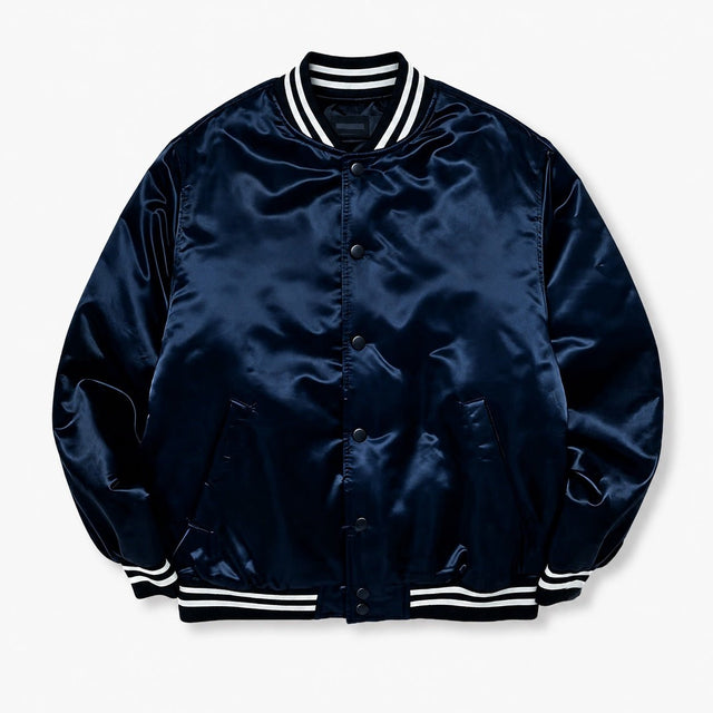 Satin Baseball Jacket - Yorkn Inc✅