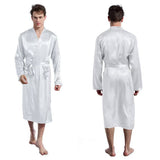 Satin Open Front Cardigan Bath Robe - Yorkn Inc✅