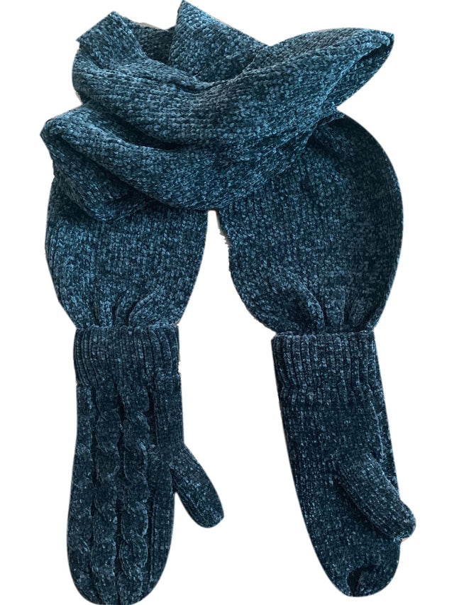 Scarf With Built - in Mitten - Yorkn Inc✅
