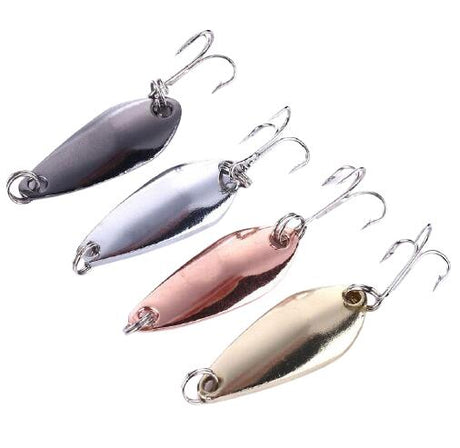Shiny Metal Fishing Lure With Hook - Yorkn Inc✅