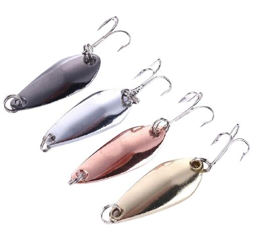 Shiny Metal Fishing Lure With Hook - Yorkn Inc✅