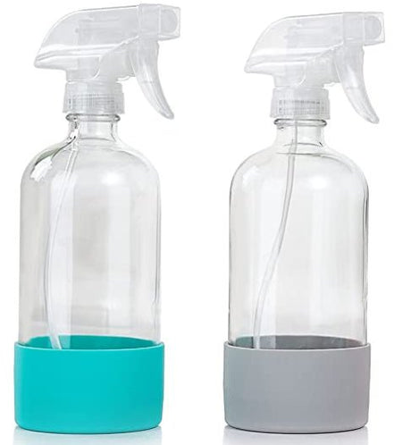 Silicone Covered Glass Spray Bottle - Yorkn Inc✅