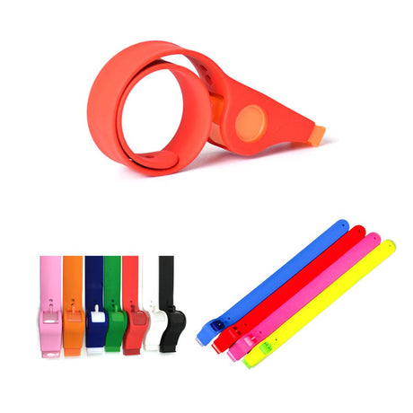 Silicone Slap Bracelet With Whistle - Yorkn Inc✅