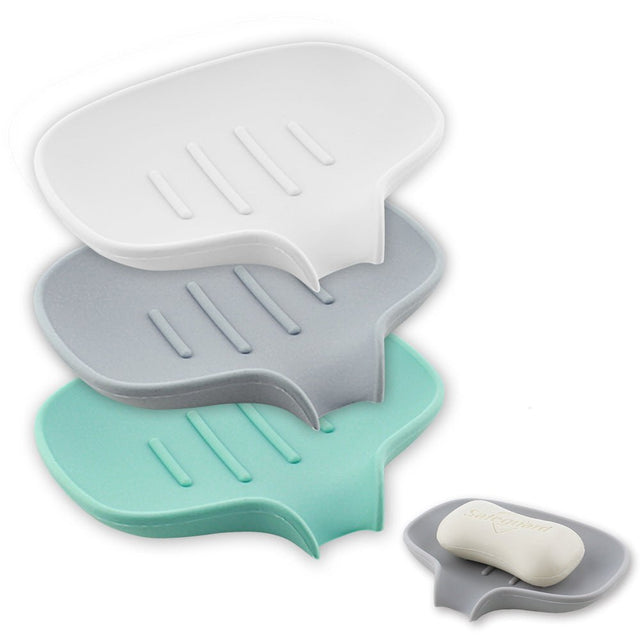 Silicone Soap Dish With Drain - Yorkn Inc✅