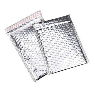 Silver Aluminum Foil Bubble Mailers - Yorkn Inc✅