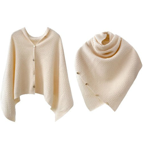Simple Blanket Scarf /buttons - Yorkn Inc✅