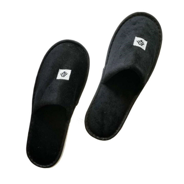 Slippers With Embroidered Logos - Yorkn Inc✅