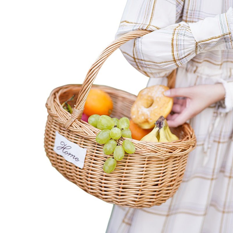 Small Wicker Picnic Basket - Yorkn Inc✅