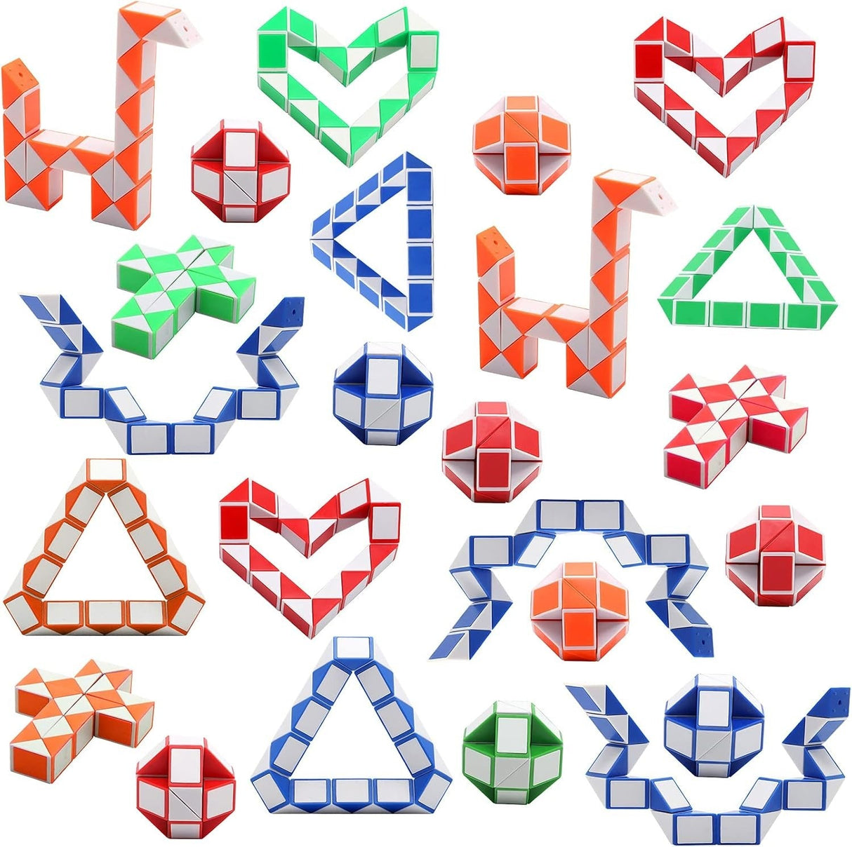 Snake Block 24pcs Puzzles - Yorkn Inc✅