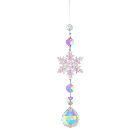 Snow Ball Crystal Prism Pendant - Yorkn Inc✅