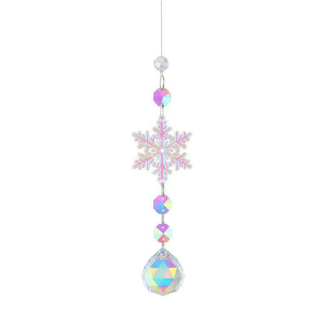 Snow Ball Crystal Prism Pendant - Yorkn Inc✅