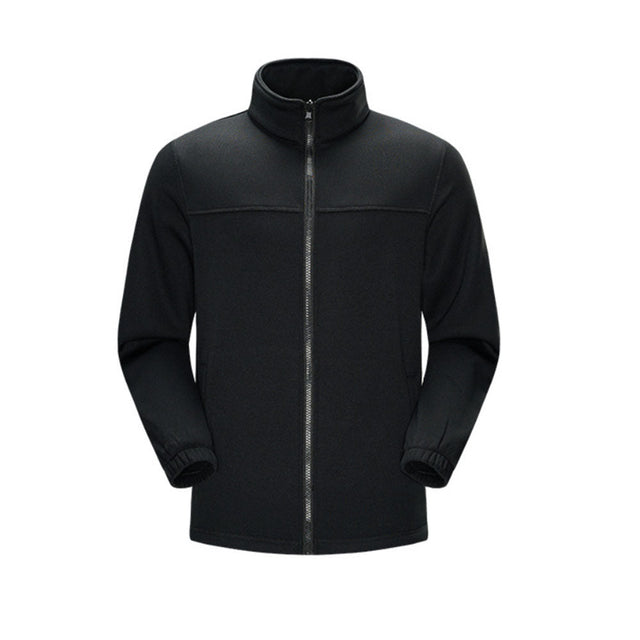 Soft Fleece Jacket With Zip - Yorkn Inc✅