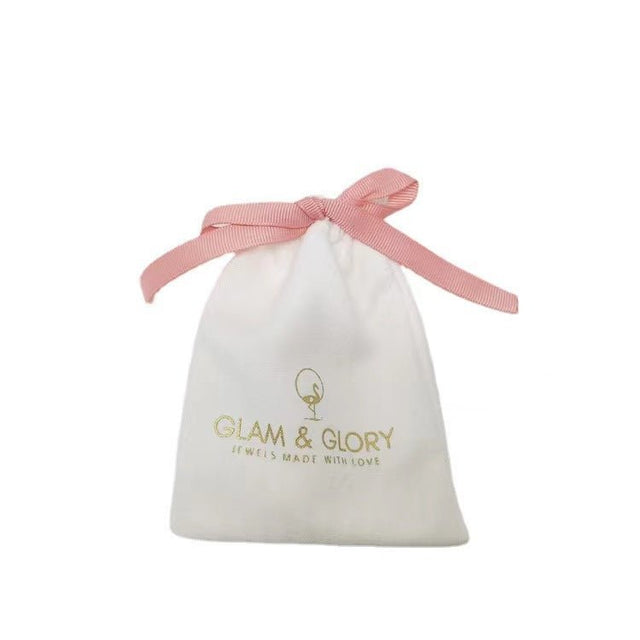 Soft Velvet Jewelry Pouches Ribbon Decor - Yorkn Inc✅