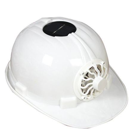 Solar Powered Cooling Fan Safety Helmet - Yorkn Inc✅