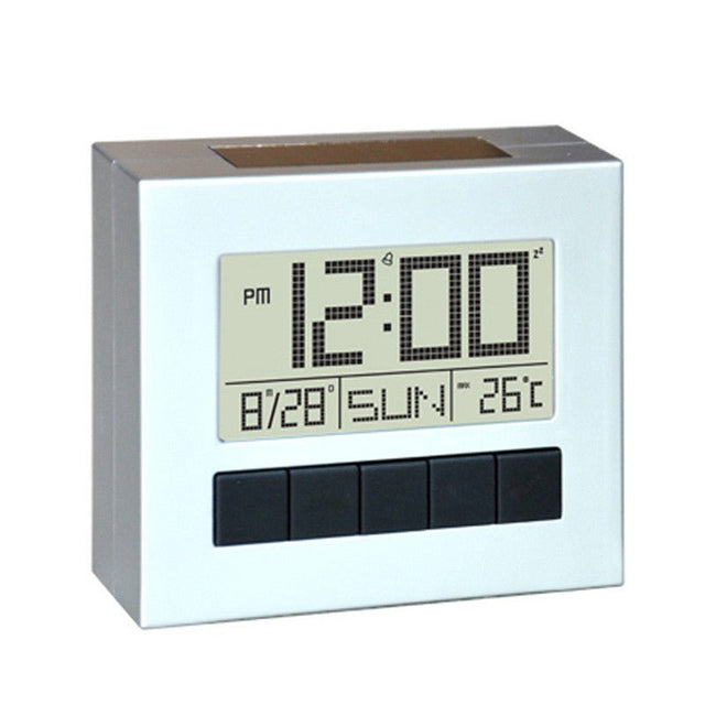 Solar - powered Desk Clock - Yorkn Inc✅