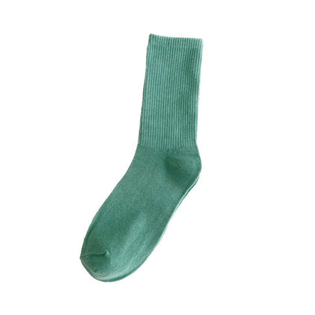 Solid Color Cotton Socks - Yorkn Inc✅