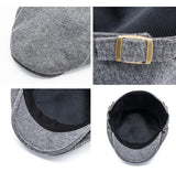 Solid Color Knitted Beret - Yorkn Inc✅