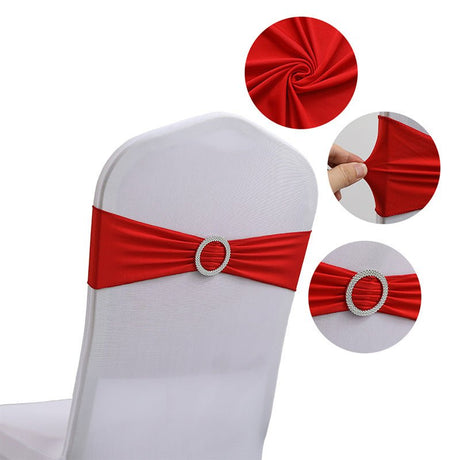 Spandex Chair Sashes Bow - Yorkn Inc✅
