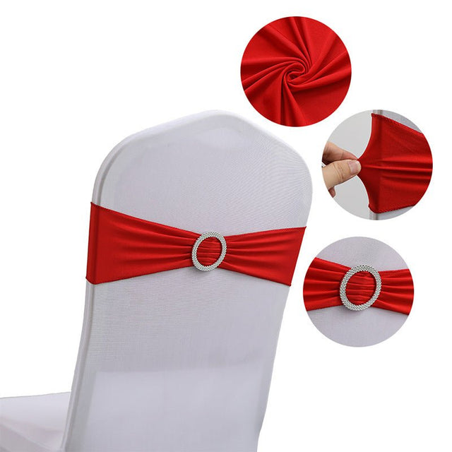 Spandex Chair Sashes Bow - Yorkn Inc✅
