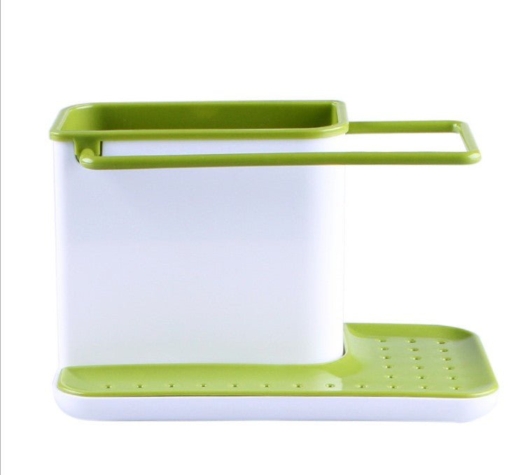 Sponge Holder Storage Rack 3 In 1 Kitchen Sink Organizer - Yorkn Inc✅