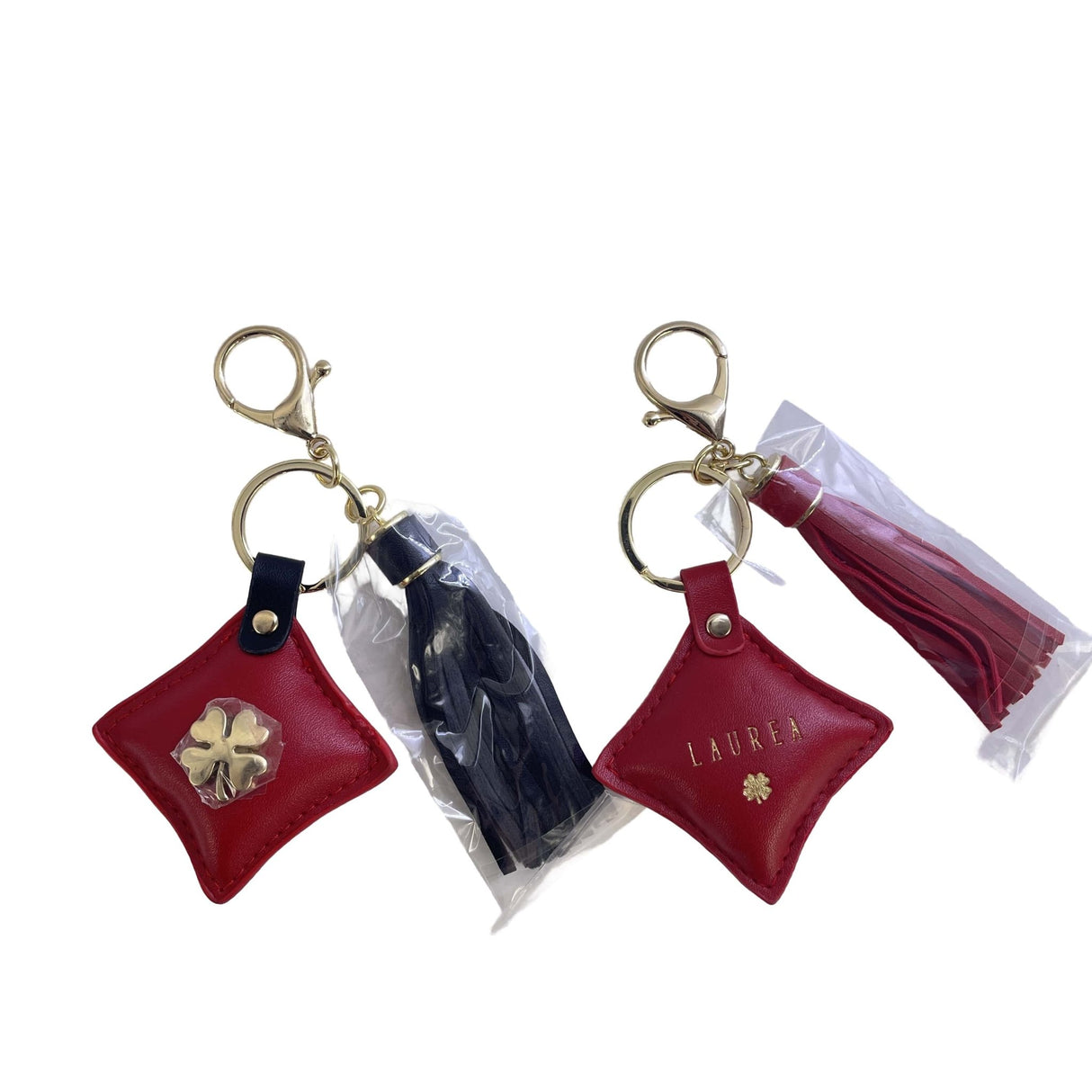 Square Keychain With Clover - Yorkn Inc✅