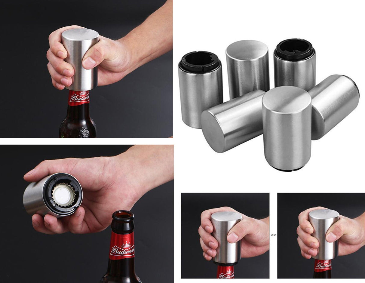 Stainless Steel Beer Bottle Opener - Yorkn Inc✅